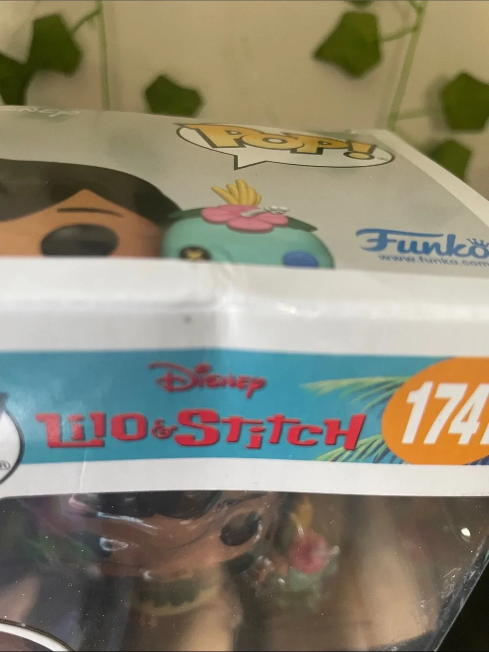 Funko POP! Hula Lilo with Scrump - aqua, pink, green (see pics box damage)